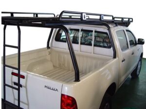 Toyota Hilux Black Ladder Rack
