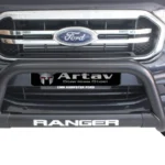 Ford Ranger 2012 to 2015 Tri Bumper 409 Stainless Steel PC Black