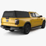 Rhino LX Alu Canopy For Ford Ranger Double Cab 2023 to Current