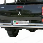 Stainless Steel 63mm Double Rear Protection Bar Mitsubishi L200 Mk6