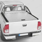 Top Tonneau Cover Roller Shutter Silver Toyota Hilux 2016 Onwards Extra Cab