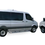 Mercedes Sprinter 2019 to current Polished Stainless Steel Side Steps