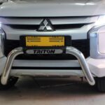 Mitsubishi Triton Facelift 2024 Low Nudge Bar Stainless Steel