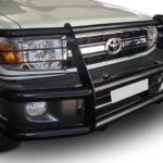 Toyota Landcruiser 2009 to 2024 Black Coated Fullface Bullbar