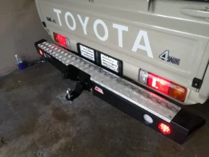 Landcruiser Rear Step Stainless Steel
