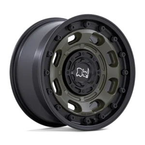 Black Rhino Olive Drab Green Rims