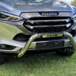 Isuzu MU-X PDC Nudge Bar Stainless w Branded Injection Mould