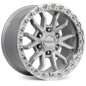 Roh Alloy Assault Silver Wheels