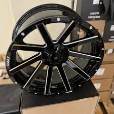 Glossy Black GM8 Aluminum Wheels