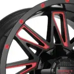 Aluminum Wheels 20 inch TW Wheels T2 Spider Red