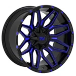 Aluminum Wheels 20inch TW Wheels T8 Flame Blue Liquid
